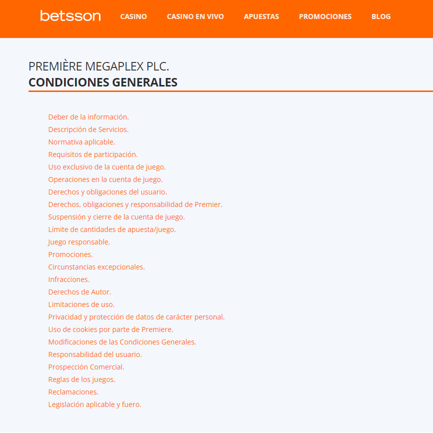 CasinoEnlineaHEX.com Cumple con los requisitos Betsson