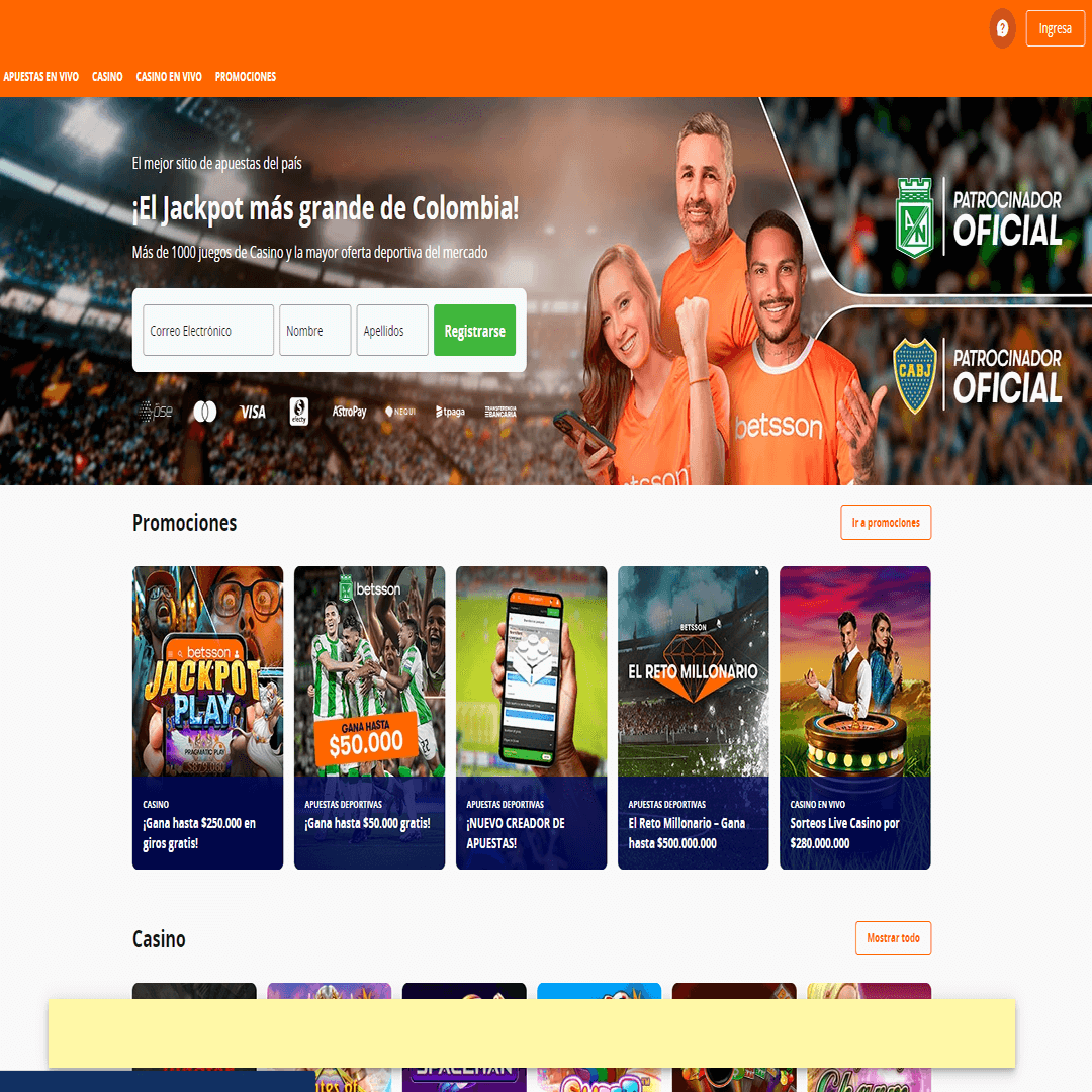 CasinoEnlineaHEX.com Registro en Betsson Casino Online Mendoza