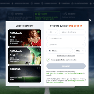 CasinoEnlineaHEX.com Completar formulario en el nuevo casino en linea