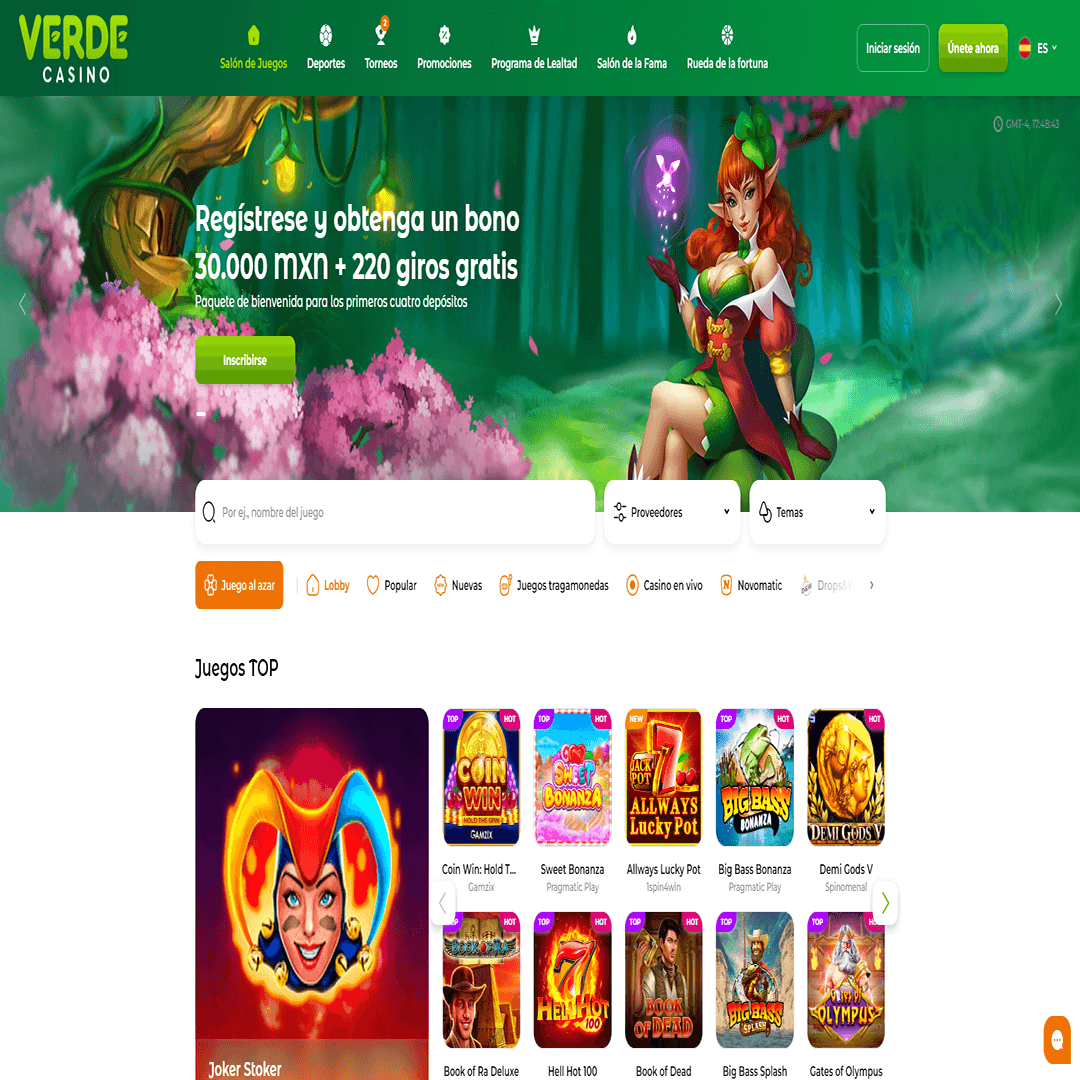 CasinoEnlineaHEX.com Encuentra el link del Verde Casino