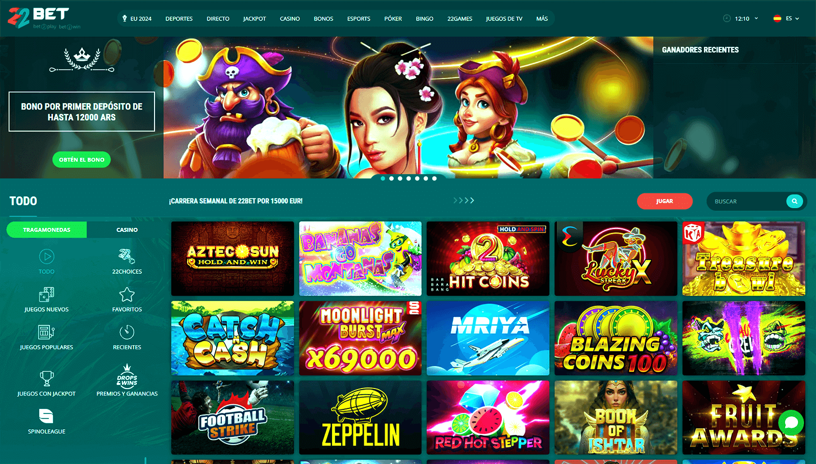 CasinoEnlineaHEX.com   22Bet Casinos Online el Salvador