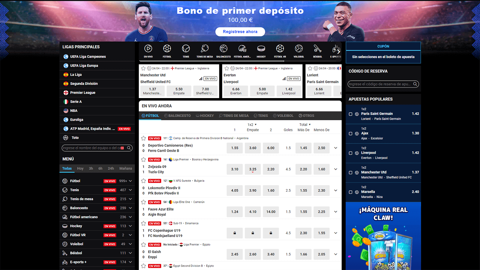 CasinoEnlineaHEX.com   Apuestas Deportivas en Librabet Casino