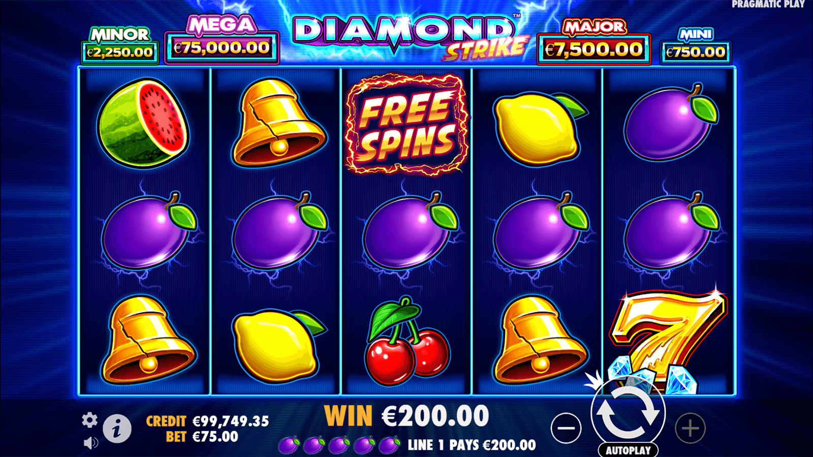 CasinoEnlineaHEX.com   Diamond Strike Argentina Win