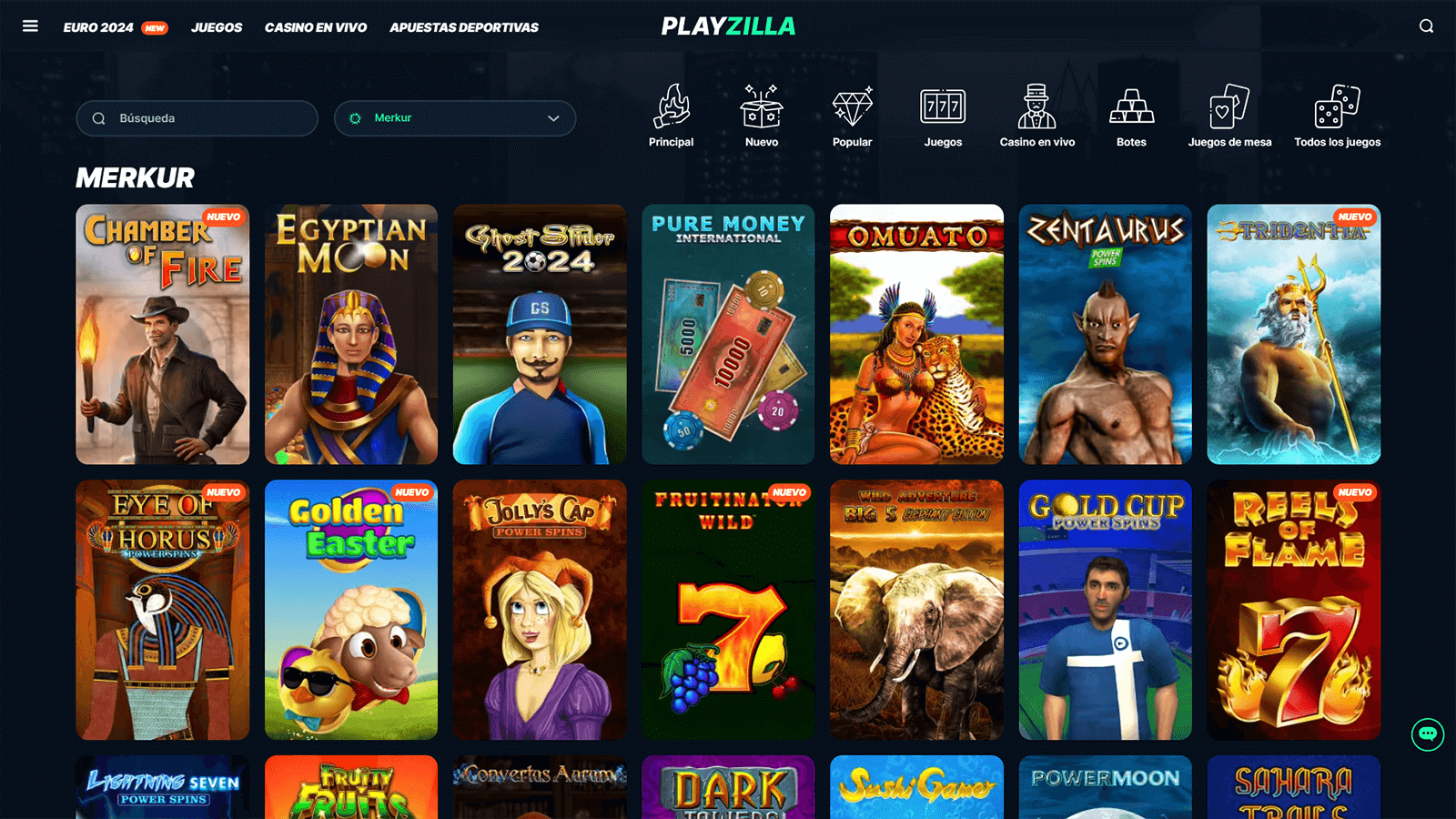 CasinoEnlineaHEX.com   PlayZilla Casino Online Merkur