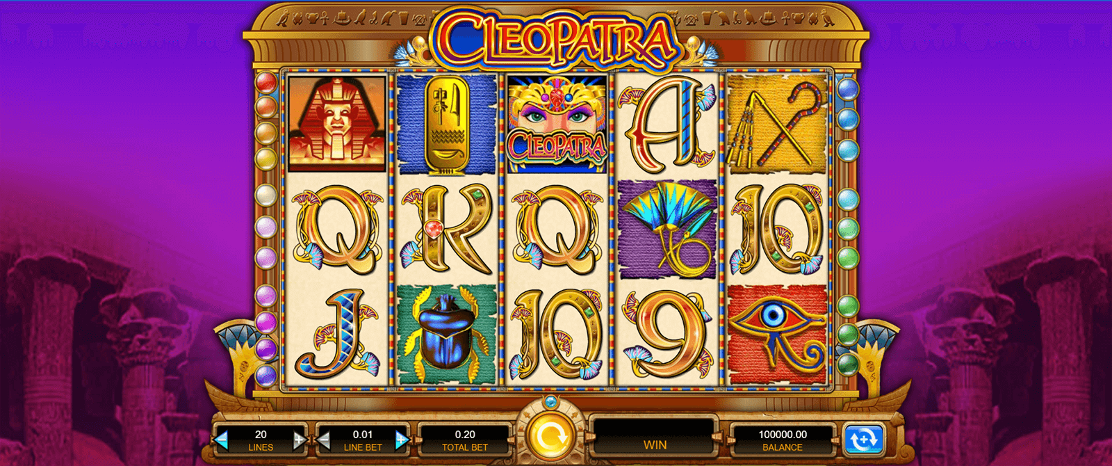 CasinoEnlineaHEX.com   Tragamonedas Gratis Cleopatra IGT