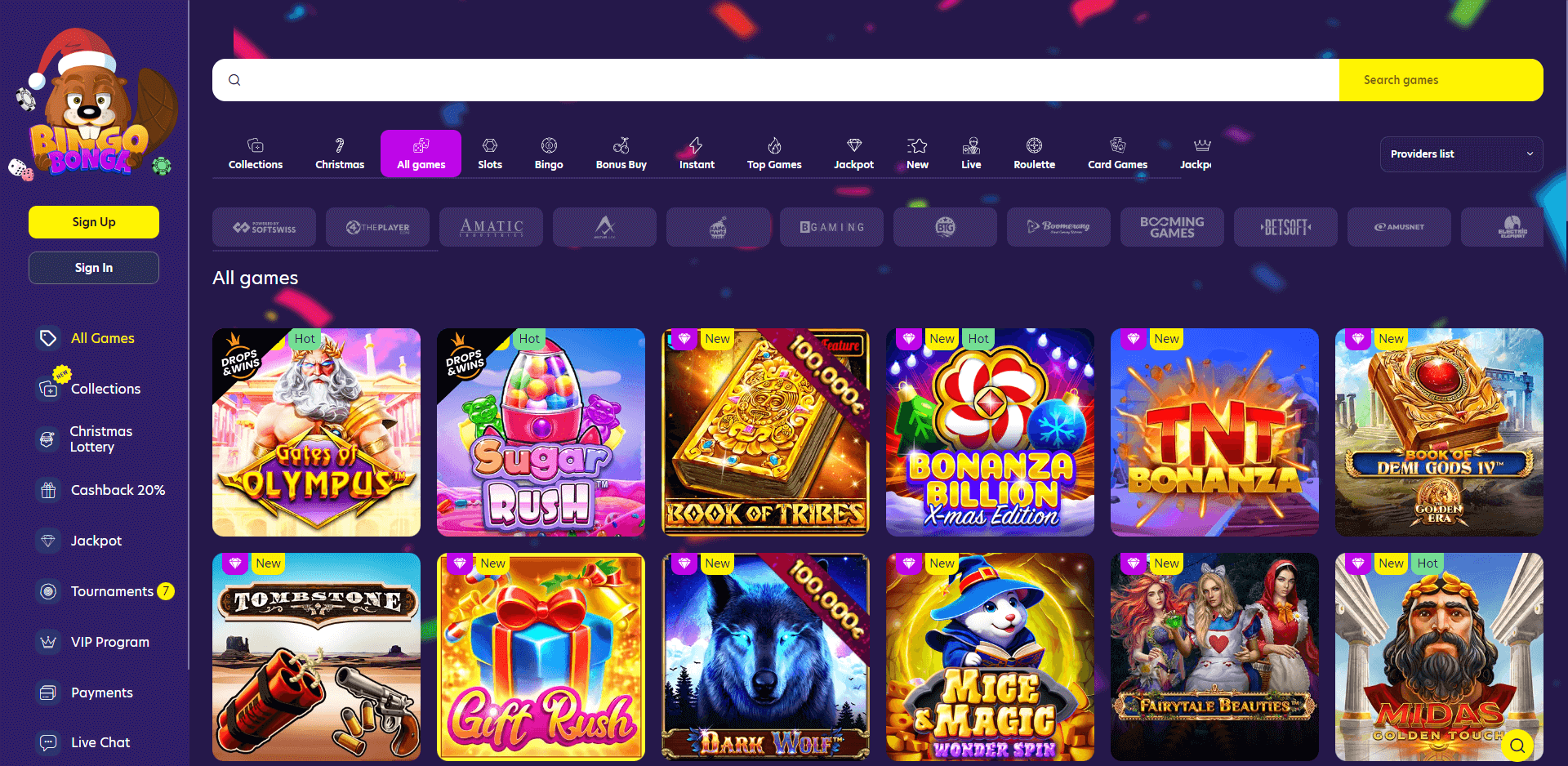 bingobonga slots online