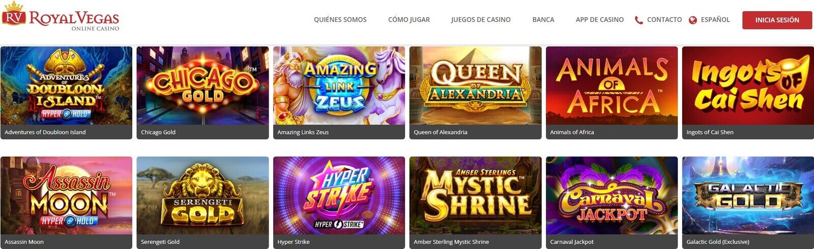 Royal Vegas   Juega a las mejores tragamonedas en Royal Vegas Online Casino