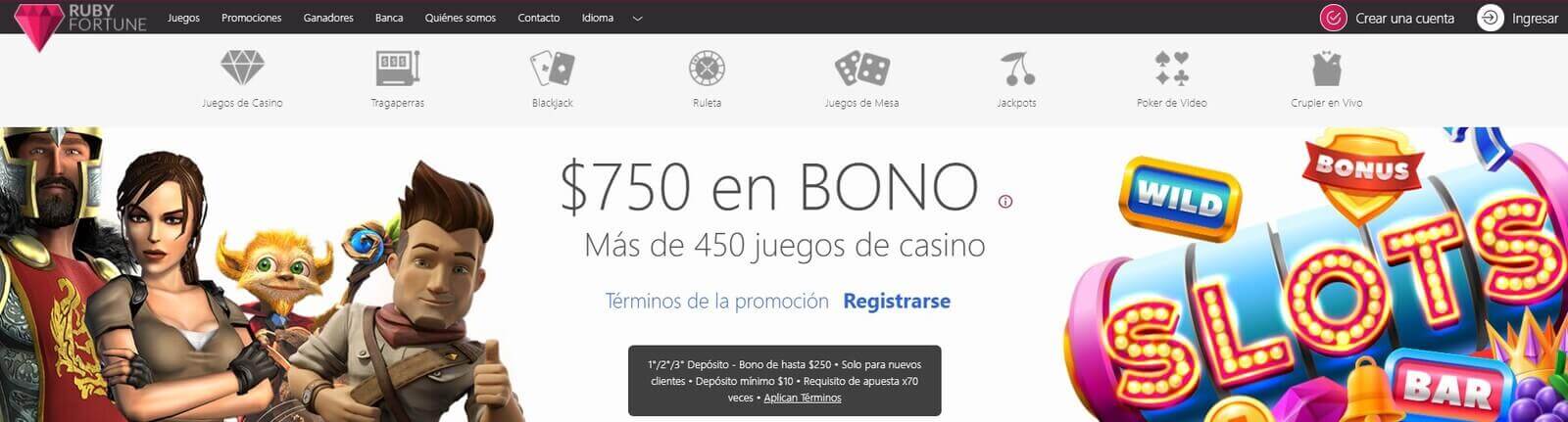 CasinoEnlineaHEX.com   Ruby Fortune Casino Tragaperras