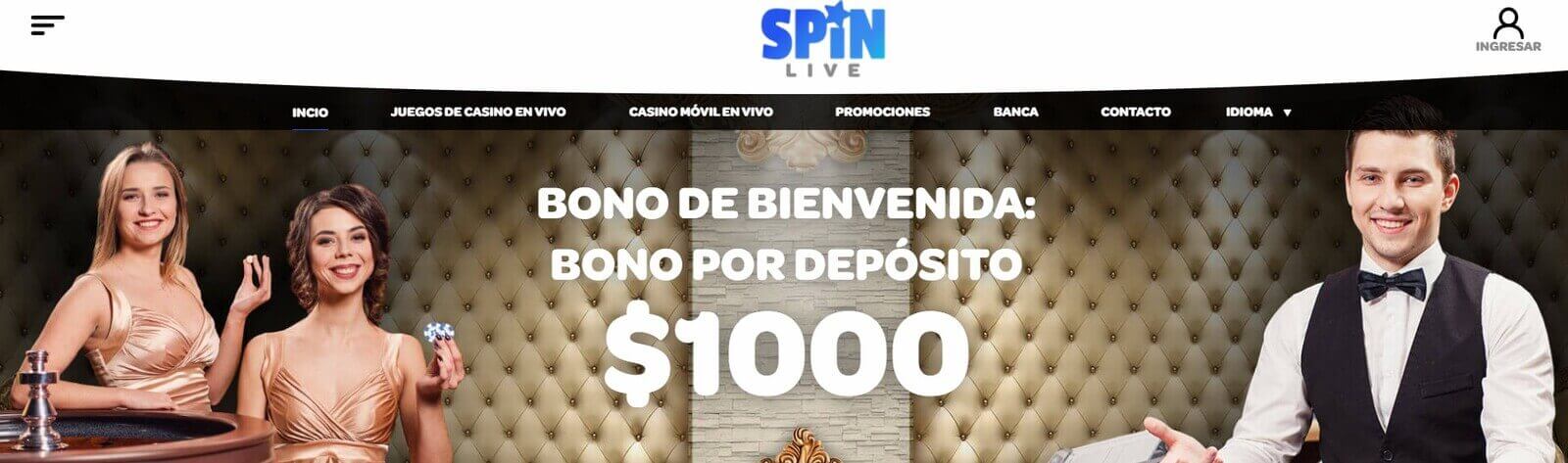 SpinCasino en vivo