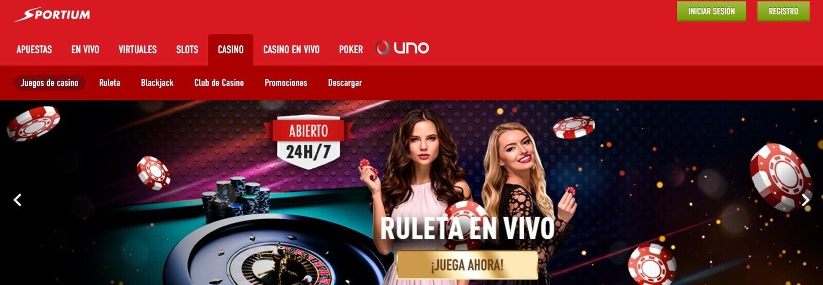 Sportium Casino en Colombia